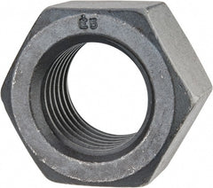 Value Collection - 1-5/8 - 5-1/2 UNC Steel Right Hand Hex Nut - 2-7/16" Across Flats, 1-25/64" High, Uncoated - Exact Tooling