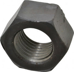 Value Collection - 2 - 4-1/2 UNC Steel Right Hand Hex Nut - 3" Across Flats, 1-23/32" High, Uncoated - Exact Tooling