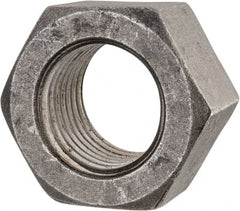 Value Collection - 2-1/2 - 4 UNC Steel Right Hand Hex Nut - 3-3/4" Across Flats, 2-9/64" High, Uncoated - Exact Tooling