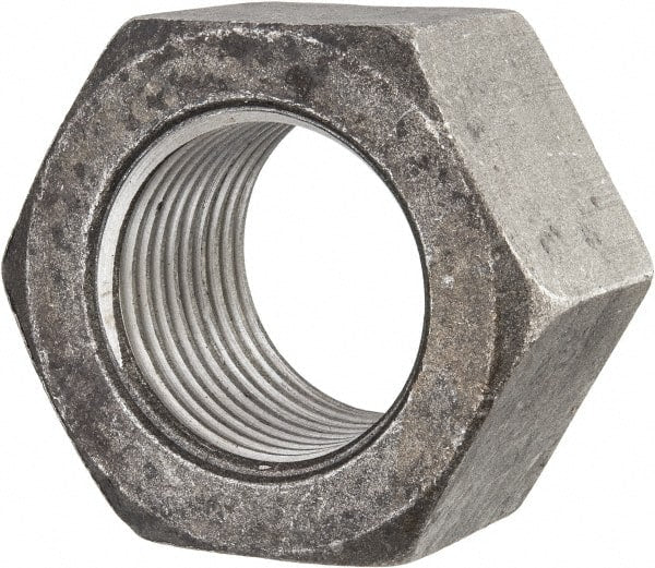 Value Collection - 3-4 UNC Steel Right Hand Hex Nut - 4-1/2" Across Flats, 2-37/64" High, Uncoated - Exact Tooling