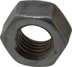 Value Collection - 5/16-24 UNF Steel Right Hand Hex Nut - 1/2" Across Flats, 0.2656" High, Uncoated - Exact Tooling