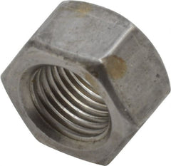 Value Collection - 1/2-20 UNF Steel Right Hand Hex Nut - 3/4" Across Flats, 7/16" High, Zinc Clear Finish - Exact Tooling