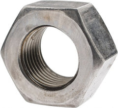 Value Collection - 9/16-18 UN Steel Right Hand Hex Nut - 7/8" Across Flats, 31/64" High, Uncoated - Exact Tooling