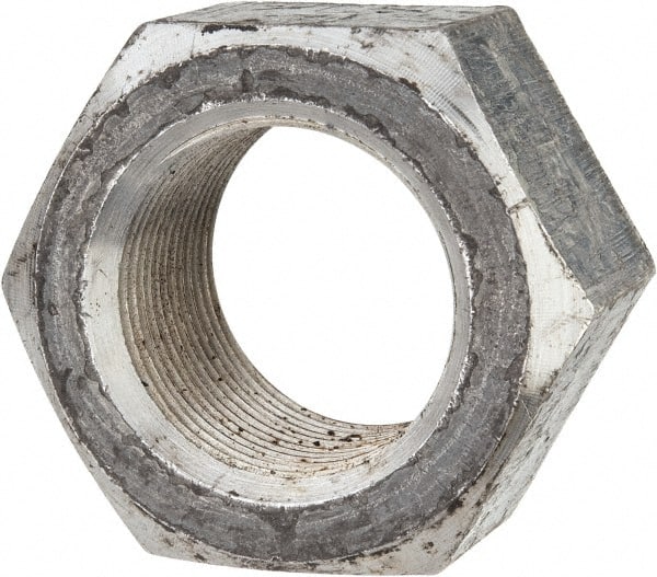 Value Collection - 1-3/8 - 12 UNF Steel Right Hand Hex Nut - 2-1/16" Across Flats, 1.1719" High, Uncoated - Exact Tooling