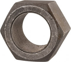 Value Collection - 2-12 UN Steel Right Hand Hex Nut - 3" Across Flats, 1-23/32" High, Uncoated - Exact Tooling