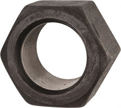 Value Collection - 2-1/4 - 12 UN Steel Right Hand Hex Nut - 3-3/8" Across Flats, 1-55/64" High, Uncoated - Exact Tooling