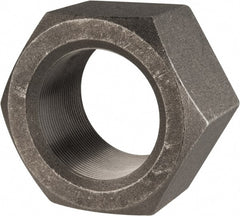 Value Collection - 2-1/2 - 12 UN Steel Right Hand Hex Nut - 3-3/4" Across Flats, 2-9/64" High, Uncoated - Exact Tooling
