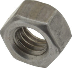 Value Collection - 5/16-18 UNC Steel Left Hand Hex Nut - 1/2" Across Flats, 17/64" High, Uncoated - Exact Tooling