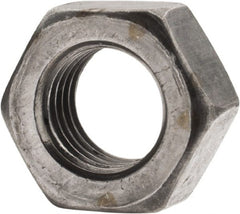 Value Collection - 5/16-24 UNF Steel Left Hand Hex Nut - 1/2" Across Flats, 17/64" High, Uncoated - Exact Tooling