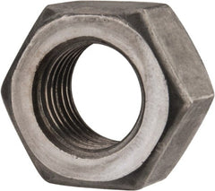 Value Collection - 7/16-20 UNF Steel Left Hand Hex Nut - 11/16" Across Flats, 3/8" High, Uncoated - Exact Tooling