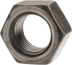 Value Collection - 1/2-20 UNF Steel Left Hand Hex Nut - 3/4" Across Flats, 7/16" High, Uncoated - Exact Tooling