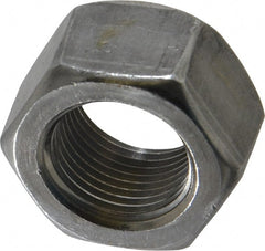 Value Collection - 7/8-14 UNF Steel Left Hand Hex Nut - 1-5/16" Across Flats, 3/4" High, Uncoated - Exact Tooling
