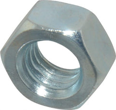 Value Collection - M12x1.75 Metric Coarse Steel Right Hand Hex Nut - 19mm Across Flats, 10mm High, Zinc-Plated Finish - Exact Tooling