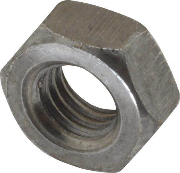 Value Collection - M10x1.50 Steel Right Hand Hex Nut - 17mm Across Flats, 8mm High, Uncoated - Exact Tooling