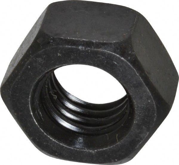 Value Collection - M12x1.75 Steel Right Hand Hex Nut - 19mm Across Flats, 10mm High, Uncoated - Exact Tooling