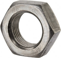 Value Collection - 3/4-16 UNF Steel Left Hand Hex Jam Nut - 1-1/8" Across Flats, 27/64" High, Uncoated - Exact Tooling