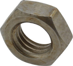 Value Collection - 5/8-11 UNC Steel Right Hand Hex Jam Nut - 5/16" Across Flats, 3/8" High, Uncoated - Exact Tooling