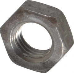 Value Collection - 5/16-24 UNF Steel Right Hand Hex Jam Nut - 1/2" Across Flats, 3/16" High, Uncoated - Exact Tooling