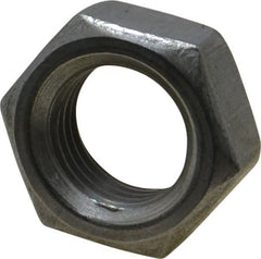 Value Collection - 1/2-20 UNF Steel Right Hand Hex Jam Nut - 3/4" Across Flats, 5/16" High, Uncoated - Exact Tooling