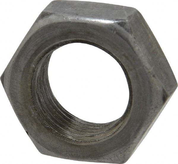Value Collection - 5/8-18 UNF Steel Right Hand Hex Jam Nut - 15/16" Across Flats, 3/8" High, Uncoated - Exact Tooling