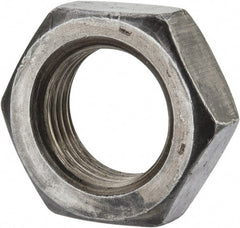 Value Collection - 7/8-14 UN Steel Right Hand Hex Jam Nut - 1-5/16" Across Flats, 31/64" High, Uncoated - Exact Tooling
