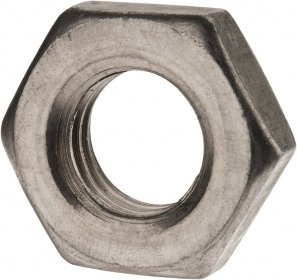 Value Collection - 3/4-10 UNC Steel Right Hand Heavy Hex Jam Nut - 1-1/4" Across Flats, 27/64" High, Uncoated, 2B Class of Fit - Exact Tooling