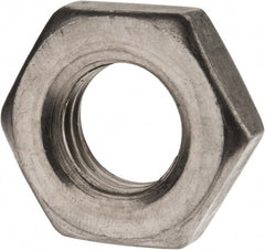 Value Collection - 3/4-10 UNC Steel Right Hand Heavy Hex Jam Nut - 1-1/4" Across Flats, 27/64" High, Uncoated, 2B Class of Fit - Exact Tooling