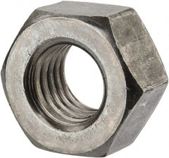 Value Collection - 9/16-12 UNC Steel Right Hand Heavy Hex Nut - 15/16" Across Flats, 35/64" High, Uncoated, 2B Class of Fit - Exact Tooling