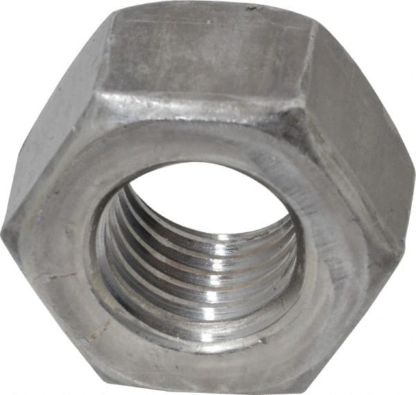 Value Collection - 3/4-10 UNC Steel Right Hand Heavy Hex Nut - 1-1/4" Across Flats, 47/64" High, Uncoated, 2B Class of Fit - Exact Tooling
