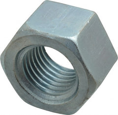 Value Collection - 1-3/4 - 5 UNC Steel Right Hand Heavy Hex Nut - 2-3/4" Across Flats, 1-23/32" High, Uncoated - Exact Tooling