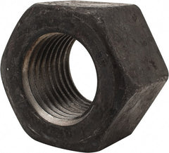 Value Collection - 2-1/2 - 4 UNC Steel Right Hand Heavy Hex Nut - 3-7/8" Across Flats, 2-29/64" High, Uncoated, 2B Class of Fit - Exact Tooling