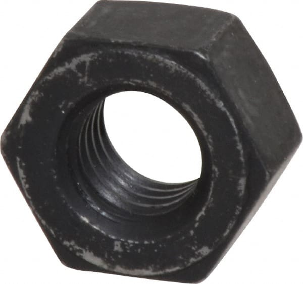 Value Collection - 1/2-13 UNC Steel Right Hand Heavy Hex Nut - 7/8" Across Flats, 31/64" High, Uncoated, 2B Class of Fit - Exact Tooling