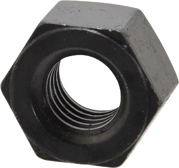 Value Collection - 5/8-11 UNC Steel Right Hand Heavy Hex Nut - 1-1/16" Across Flats, 39/64" High, Uncoated, 2B Class of Fit - Exact Tooling