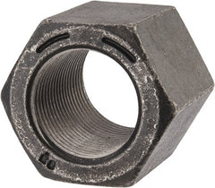 Value Collection - 1-1/4 - 12 UNF Steel Right Hand High Hex Nut - 1-13/16" Across Flats, 2-7/8" High, Uncoated - Exact Tooling