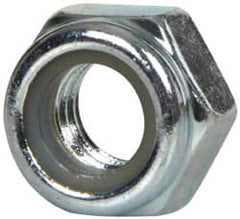 Value Collection - M6x1.00 Metric Coarse Grade 8 Hex Lock Nut with Nylon Insert - 6mm High, Zinc-Plated Finish - Exact Tooling