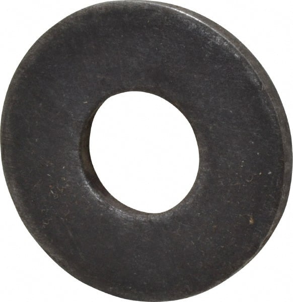 Value Collection - 1/2" Screw, Steel USS Flat Washer - 9/16" ID x 1-3/8" OD, 7/64" Thick, Plain Finish - Exact Tooling