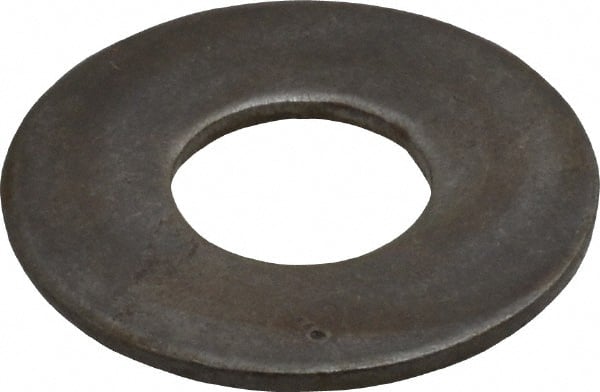Value Collection - 9/16" Screw, Steel USS Flat Washer - 5/8" ID x 1-1/2" OD, 7/64" Thick, Plain Finish - Exact Tooling