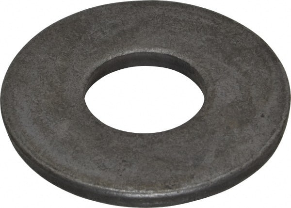 Value Collection - 7/8" Screw, Steel USS Flat Washer - 15/16" ID x 2-1/4" OD, 11/64" Thick, Plain Finish - Exact Tooling
