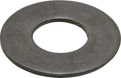 Value Collection - 1-1/8" Screw, Steel USS Flat Washer - 1-1/4" ID x 2-3/4" OD, 11/64" Thick, Plain Finish - Exact Tooling