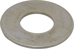 Value Collection - 1-1/4" Screw, Steel USS Flat Washer - 1-3/8" ID x 3" OD, 11/64" Thick, Plain Finish - Exact Tooling