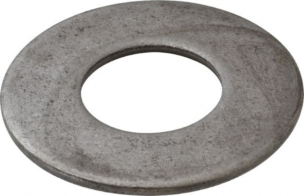 Value Collection - 1-1/2" Screw, Steel USS Flat Washer - 1-5/8" ID x 3-1/2" OD, 3/16" Thick, Plain Finish - Exact Tooling