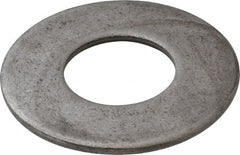 Value Collection - 1-1/2" Screw, Steel USS Flat Washer - 1-5/8" ID x 3-1/2" OD, 3/16" Thick, Plain Finish - Exact Tooling