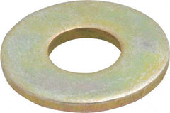 Value Collection - 5/16" Screw, Grade 8 Steel USS Flat Washer - 3/8" ID x 7/8" OD, 5/64" Thick, Zinc Yellow Dichromate Finish - Exact Tooling