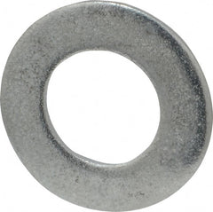 Value Collection - 7/8" Screw, Steel SAE Flat Washer - 15/16" ID x 1-3/4" OD, 9/64" Thick, Zinc-Plated Finish - Exact Tooling