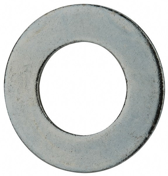 Value Collection - 1-3/8" Screw, Steel SAE Flat Washer - 1-7/16" ID x 2-3/4" OD, 5/32" Thick, Zinc-Plated Finish - Exact Tooling