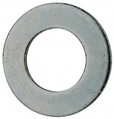 Value Collection - 1-3/8" Screw, Steel SAE Flat Washer - 1-7/16" ID x 2-3/4" OD, 5/32" Thick, Zinc-Plated Finish - Exact Tooling