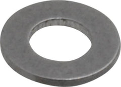 Value Collection - #5 Screw, Steel SAE Flat Washer - 9/64" ID x 9/32" OD, 1/32" Thick, Plain Finish - Exact Tooling