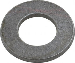 Value Collection - 1/2" Screw, Steel SAE Flat Washer - 17/32" ID x 1-1/16" OD, 3/32" Thick, Plain Finish - Exact Tooling
