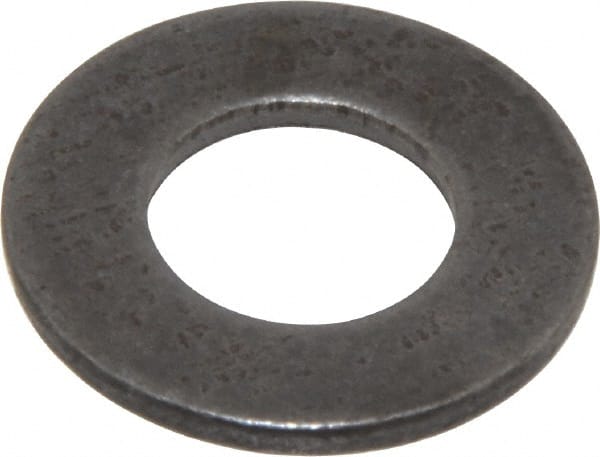 Value Collection - 9/16" Screw, Steel SAE Flat Washer - 19/32" ID x 1-3/16" OD, 3/32" Thick, Plain Finish - Exact Tooling
