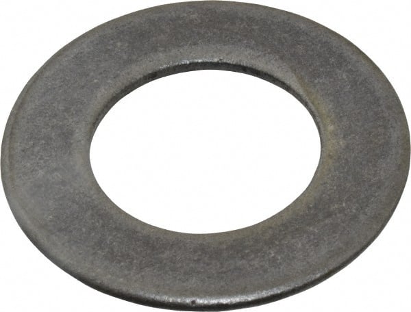 Value Collection - 1-1/8" Screw, Steel SAE Flat Washer - 1-3/16" ID x 2-1/4" OD, 9/64" Thick, Plain Finish - Exact Tooling